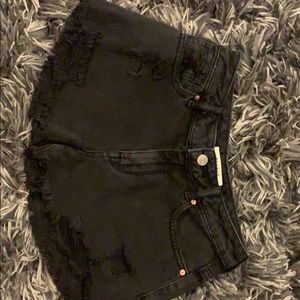 Black Pacsun Jean Shorts Size 23